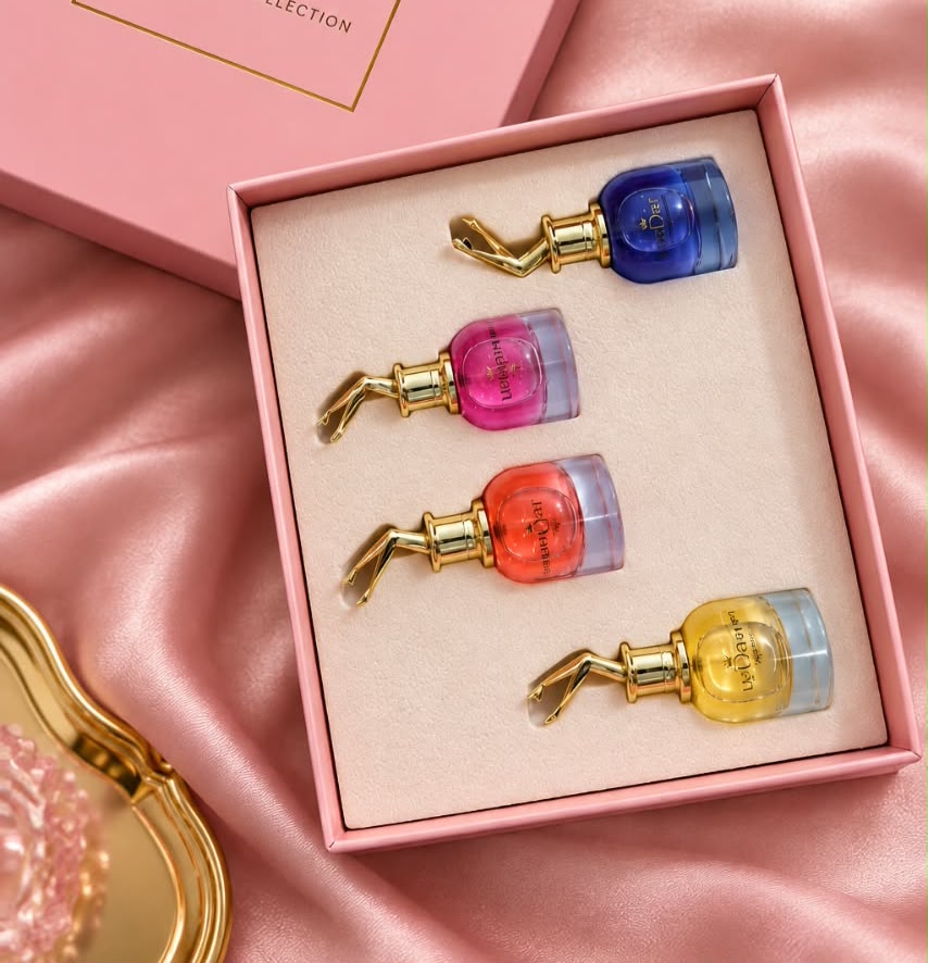 Gift box perfume arrangement